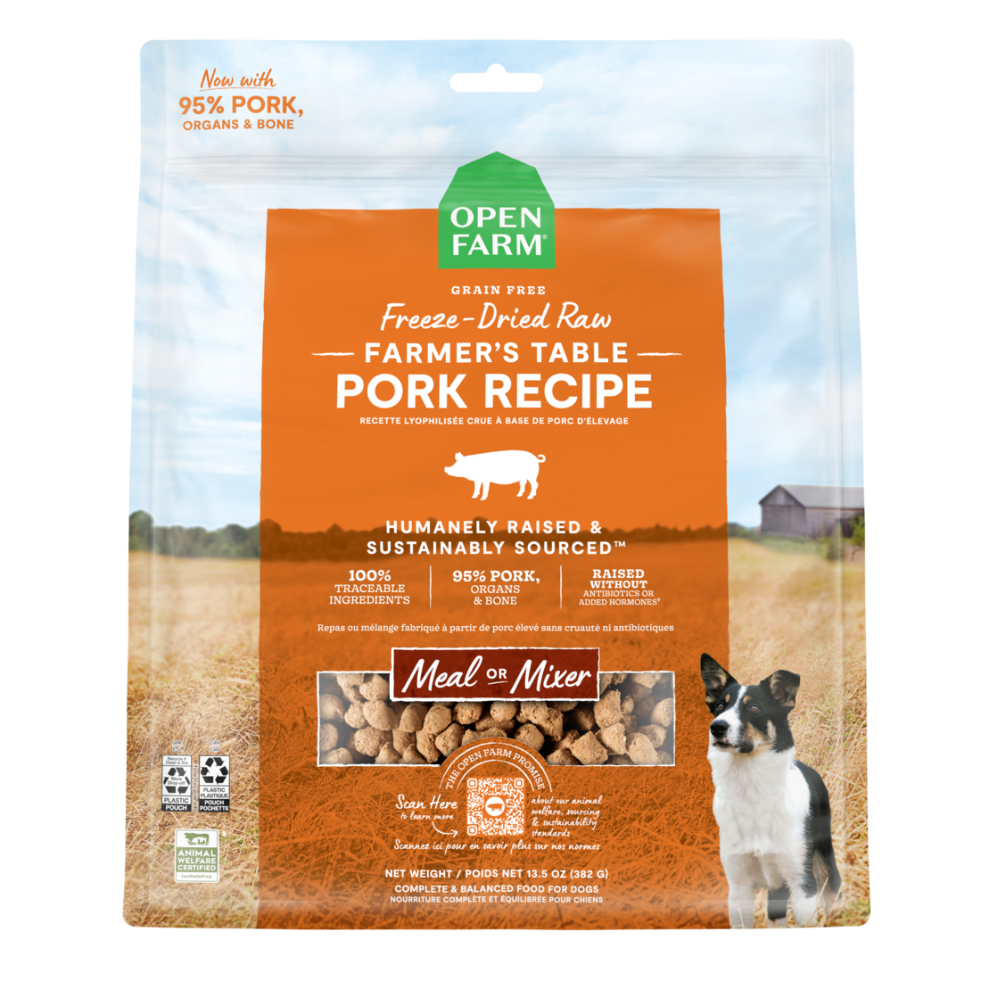 Open Farm Freeze Dried Morsels Pork Dog Food - Image 2