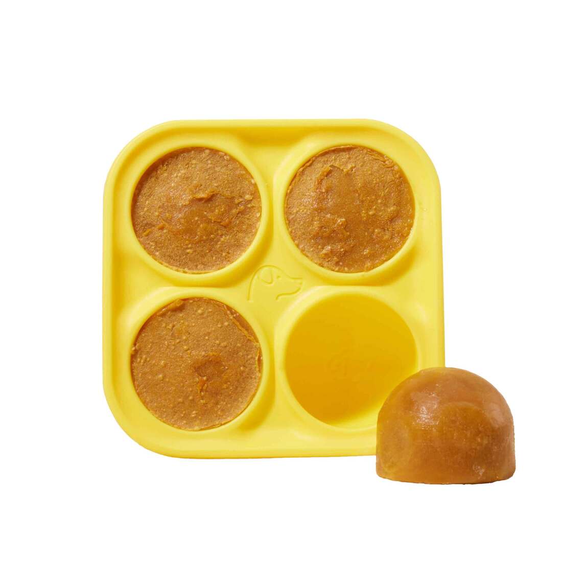 Woof Pupsicle Treat Tray Mold, Yellow - Image 2