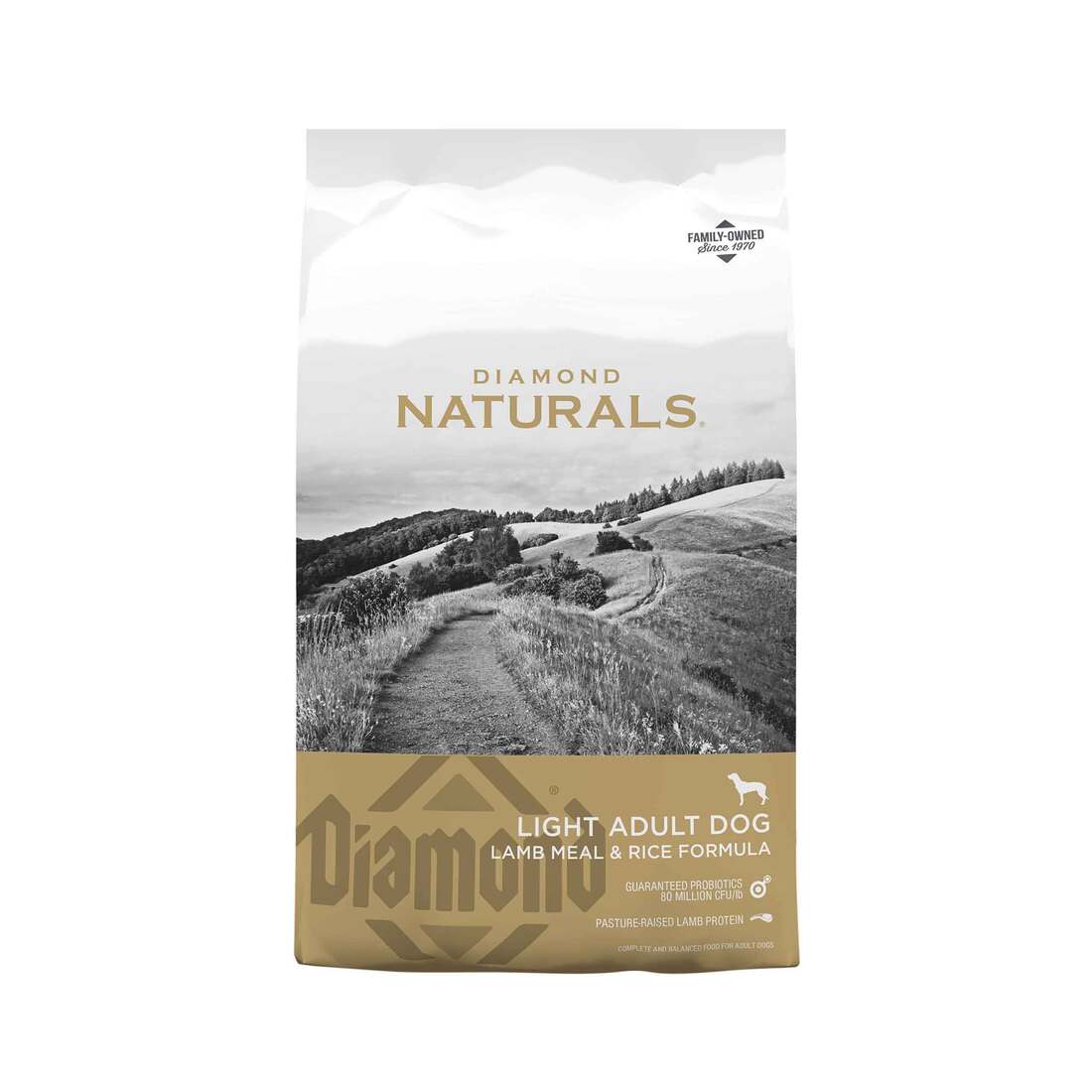 Diamond Naturals Light Adult Dog Lamb Meal & Rice Formula, 30 Pounds