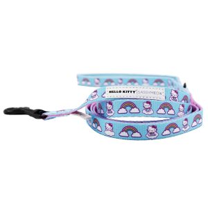 Sassy Meow Cat Leash, Hello Kitty Rainbows