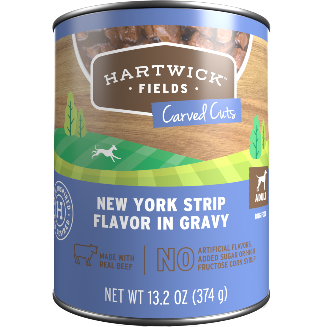 Hartwick Fields Adult Carved Cuts Wet Dog Food, 13.2 Ounces