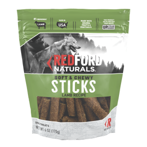 Redford Naturals Lamb Recipe Soft & Chewy Sticks Dog Treat, 6 Ounces