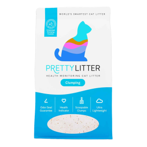 PrettyLitter Unscented Clumping Cat Litter, 10 Pounds