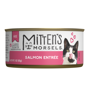 Mitten's Morsels Pat?? Salmon Entr??e Wet Cat Food, 3 Ounces
