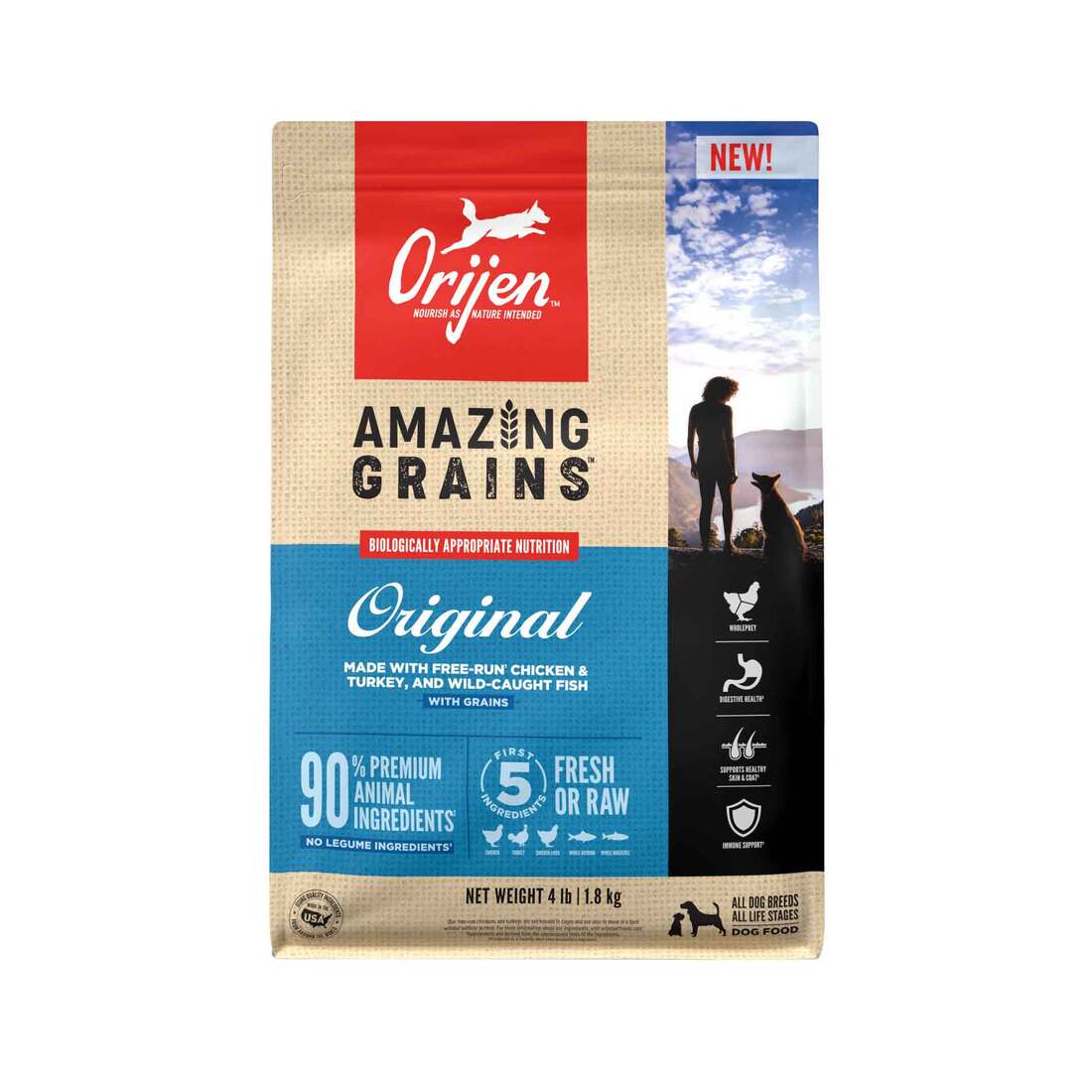 ORIJEN® Dry Dog Food, High Protein, Amazing Grains Original - Image 2