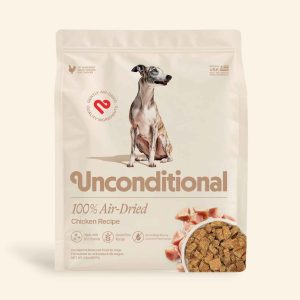 Unconditional 100% Air-Dried Chicken Dog Food, 2 Pounds