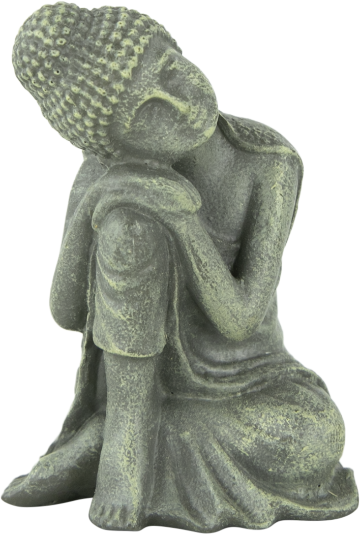 Fins First Aquarium Décor, Seated Buddha, Small