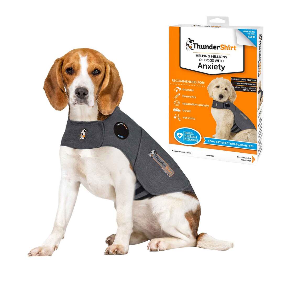 ThunderShirt® Heather Gray Dog Anxiety Jacket