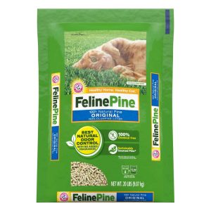 Feline Pine Cat Litter, 20 Pounds