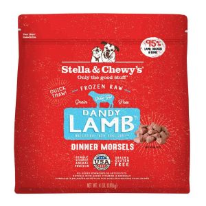 Stella & Chewys Dog Frozen Raw, Dandy Lamb Dinner Morsels, 4 Pounds - Not Available for Delivery