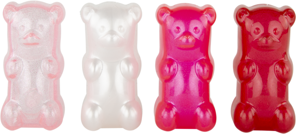 Play On Dog Toy, Valentine's Day Gummy Bear, 4 Inches, Assorted, 1 Each