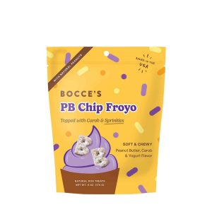 Bocce's Bakery Peanut Butter Chip Froyo Soft and Chewy Dog Treats, 6 Ounces