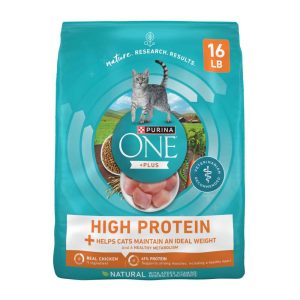 Purina ONE High Protein, Natural Dry Cat Food, Ideal Weight With Turkey