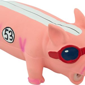 Play On  Latex Flying Pig Dog Toy