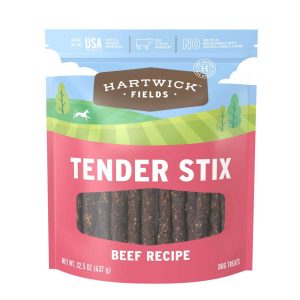 Hartwick Fields Tender Stix Beef Recipe Dog Treats, 22.5 Ounces
