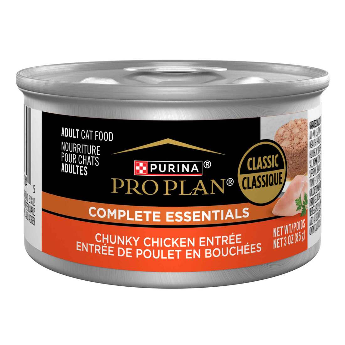 Purina Pro Plan Wet Cat Food, Adult Chunky Chicken Pate Entree, 3 Ounces