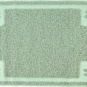 Play On PVC Cat Litter Mat, Grey, 23in X 16in