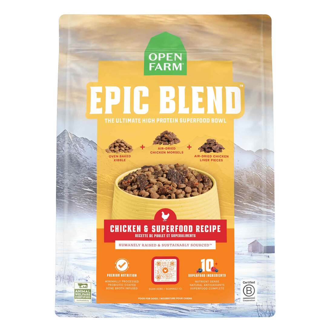 Open Farm Epic Blend Chicken & Superfood Grain-Free Dry Dog Food - Image 2