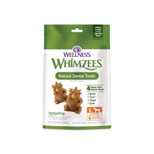 Wellness WHIMZEES Hedgehog Dog Dental Treats, Large Size, (6 Count)