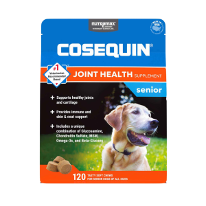 Nutramax Cosequin Senior Joint Health Supplement for Senior Dogs, 120 Soft Chews