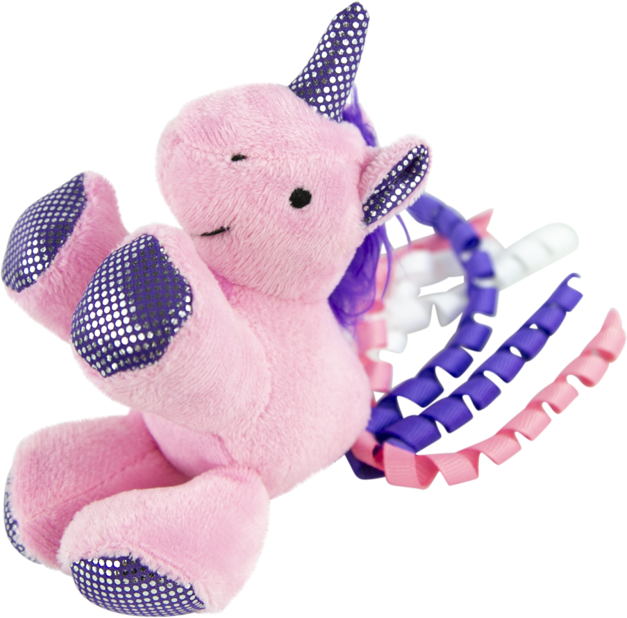 Play On Unicorn Plush Cat Toy, Assorted