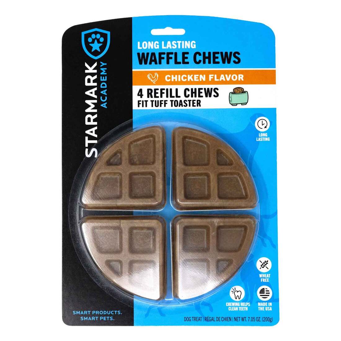 Starmark Edible Waffle Chews Dog Toy