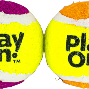 Play On Cat Toy Tennis Balls, 2 Pack