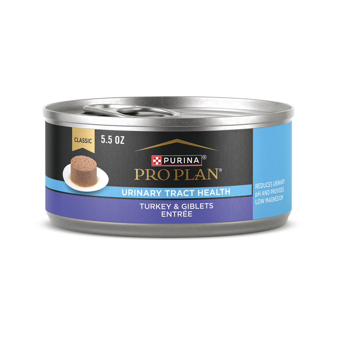 Purina Pro Plan Urinary Tract Health Pate Wet Cat Food, Turkey and Giblets - 5.5 Ounce Can