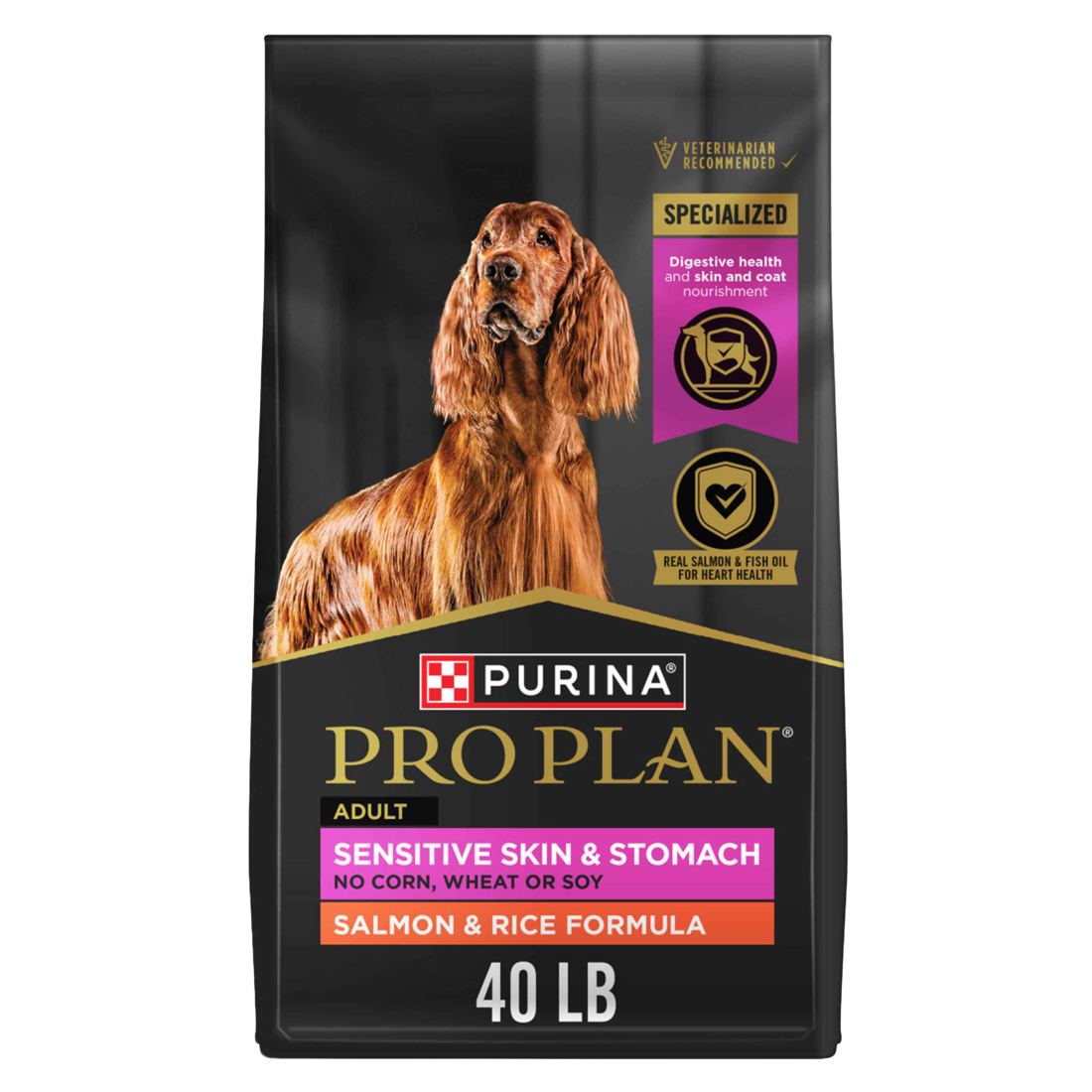 Purina Pro Plan Sensitive Skin and Stomach Dog Food Salmon and Rice Formula