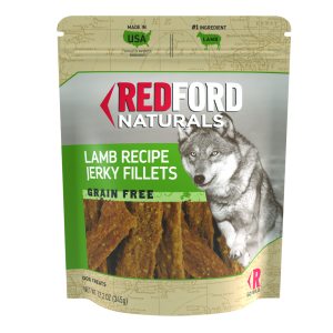 Redford Naturals Adult Grain Free Jerky Fillets Dog Treat,  Lamb Recipe, 12 Ounces