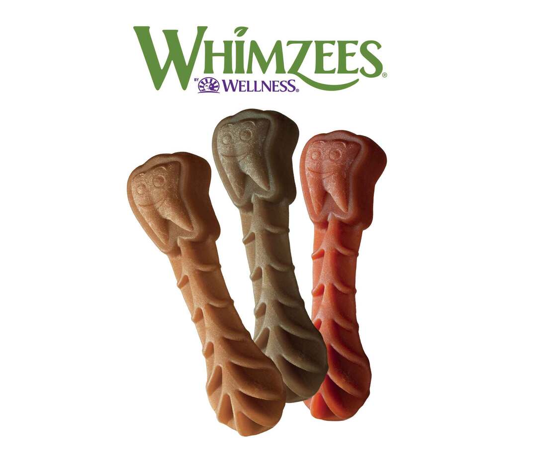 WHIMZEES by Wellness BRUSHZEES Small Breed Dental Dog Treat, 1 Count