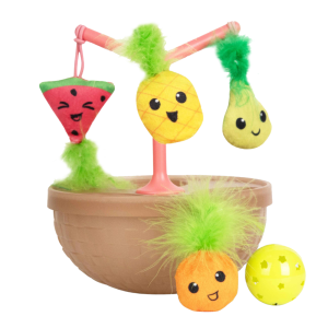 Catstages Hunt N Wobble Fruit Bowl Cat Toy