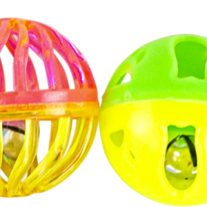 Play On Cat Toy Plastic Ball, 4 Pack