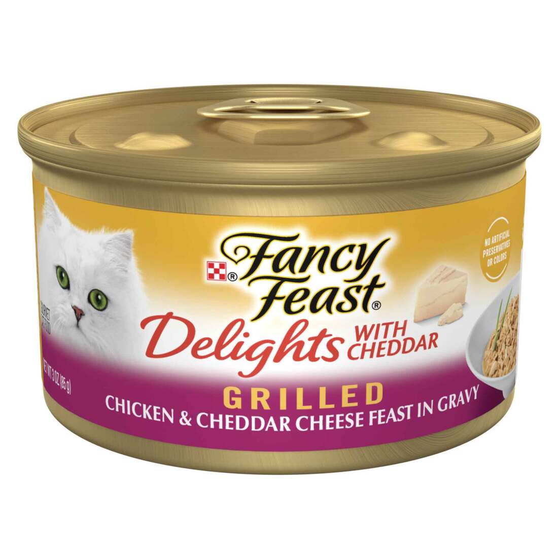 Purina Fancy Feast Delights With Cheddar Wet Cat Food - Image 2