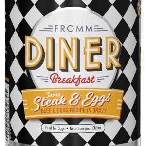 Fromm Diner Breakfast Sam's Steak & Eggs, Beef & Egg Wet Dog Food, 12.5 Ounces