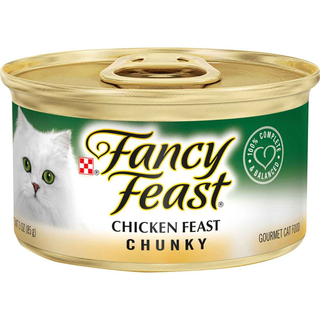 Purina Fancy Feast Chunky Wet Cat Food, Chicken Feast - 3 Ounce Can