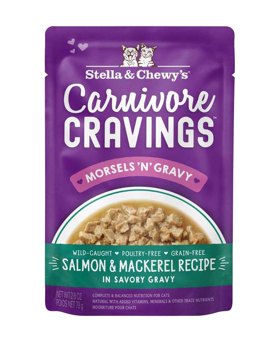 Stella & Chewy's Carnivore Cravings Morsels 'N' Gravy Wet Cat Food, 2.8 Ounce Pouch - Image 2