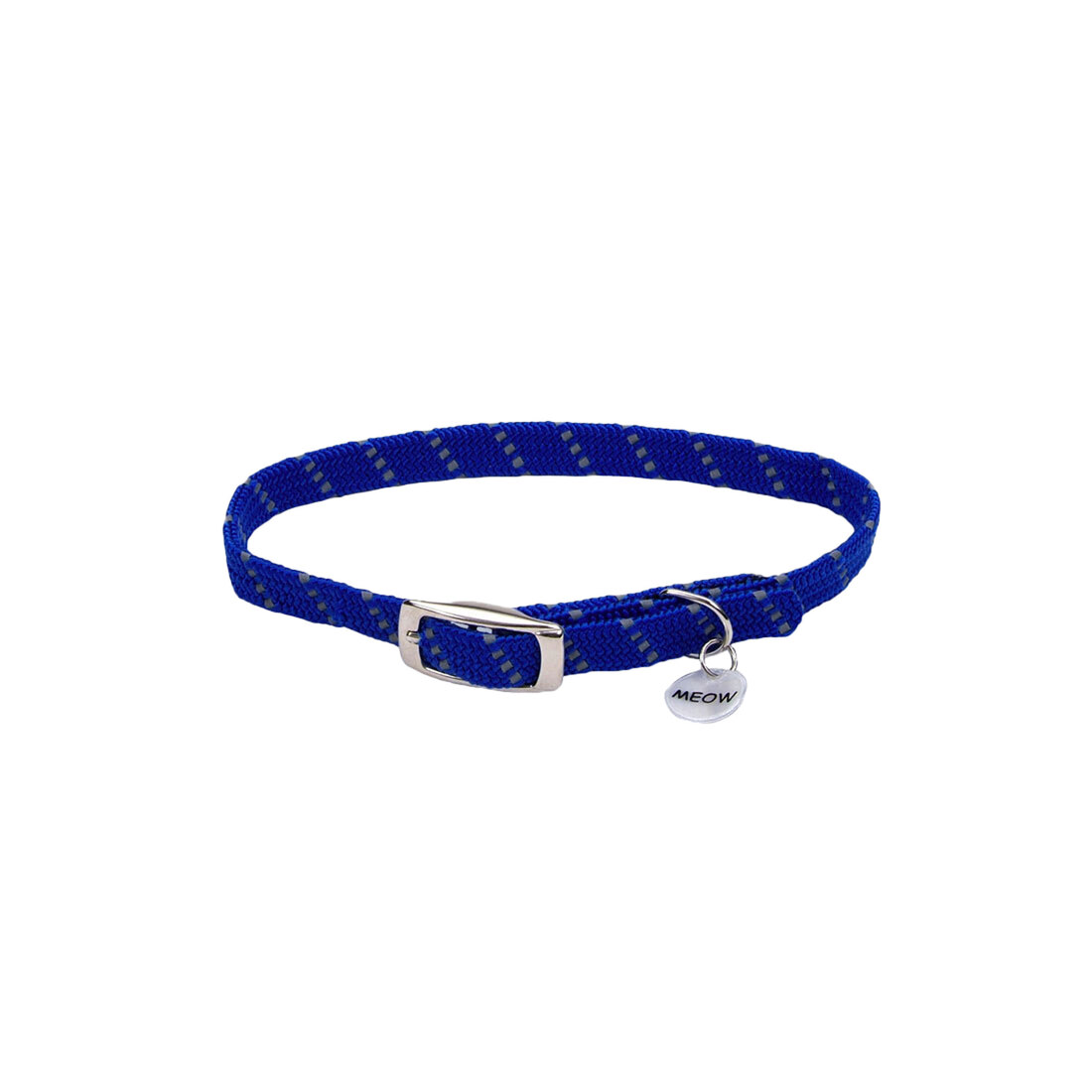 Coastal ElastaCat® Reflective Safety Stretch Collar with Reflective Charm - Image 4