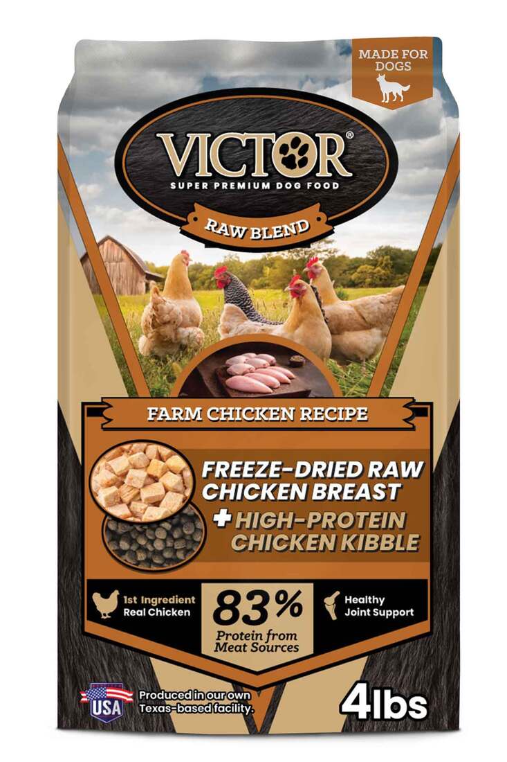 VICTOR Raw Blend Farm Chicken Recipe Dry Dog Food - Image 2