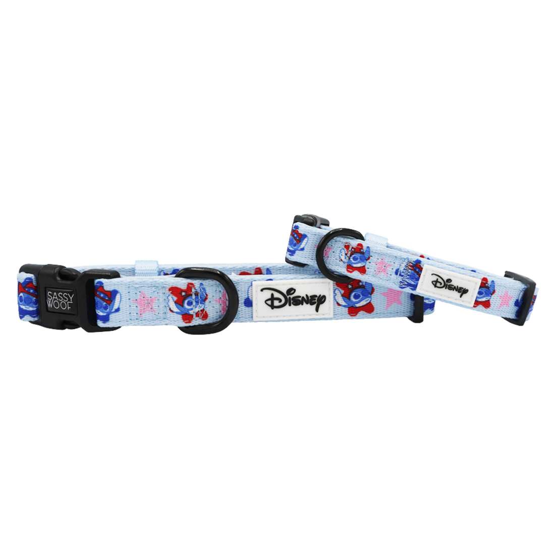 Sassy Woof Dog Collar, Disney's Stitch Americana, Small