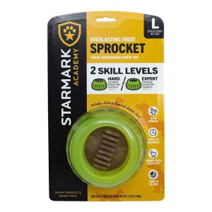 Starmark Everlasting Treat Sprocket Dog Toy, Large