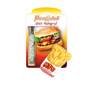 Meowijuana Get Hungry Burger and Fries Cat Toy