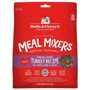 Stella & Chewy's Freeze Dried Dog Food Meal Mixer, Turkey, 35 Ounces