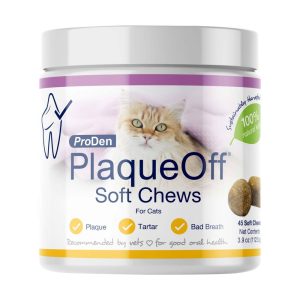 ProDen PlaqueOff Soft Chews for Cats, 45 Count