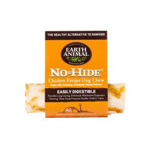 Earth Animal No-Hide Cage-Free Chicken Small Natural Rawhide Alternative Dog Chew, 1 Count