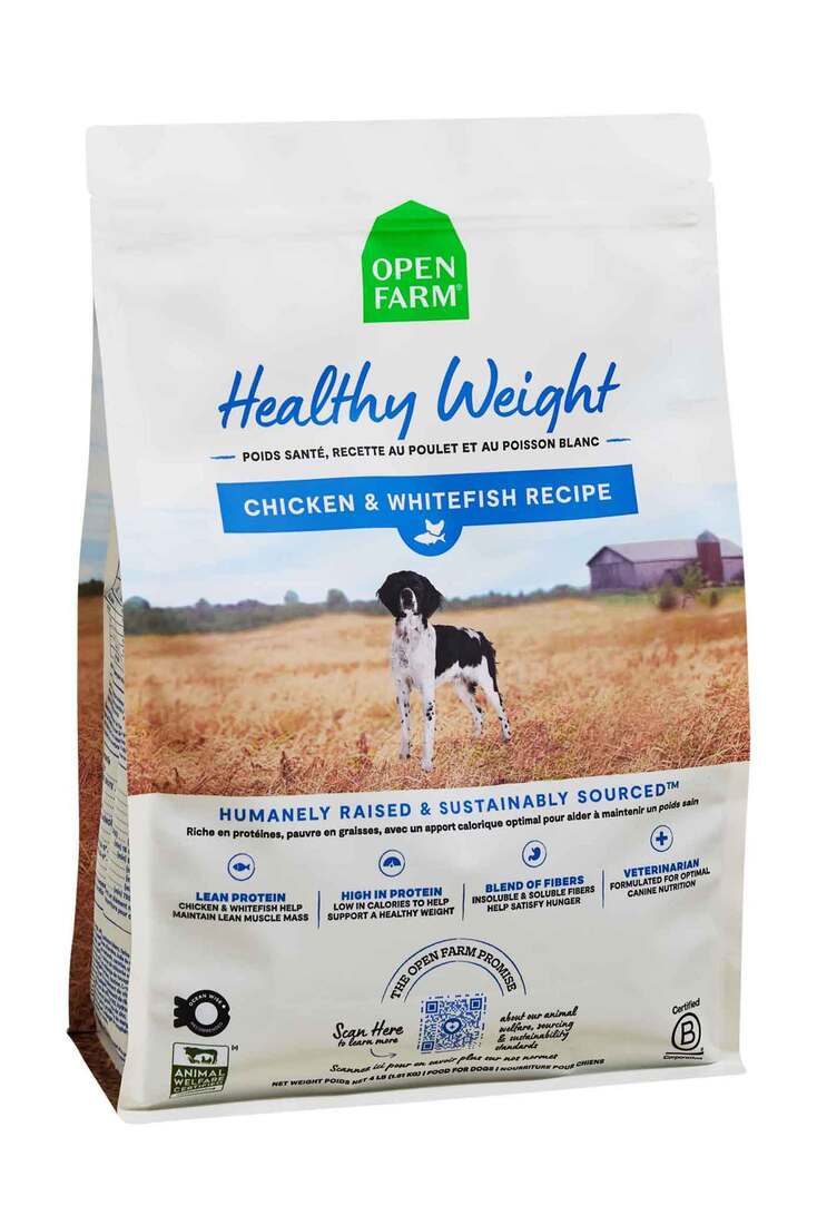 Open Farm Healthy Weight Dry Dog Food, Chicken and Whitefish, 22 Pounds