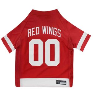 Pets First NHL Jersey Detroit Red Wings, Large