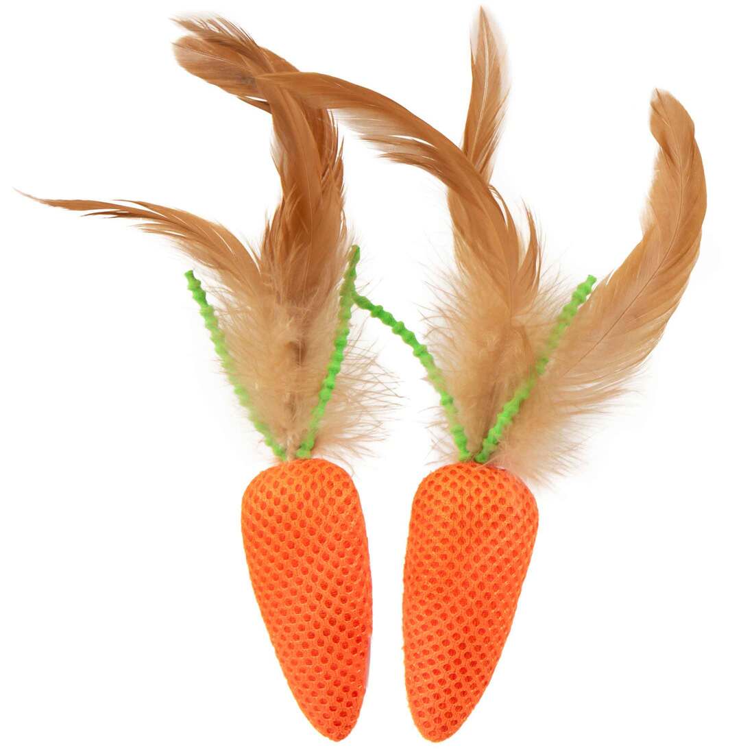 SmartyKat Crazy Carrots Catnip Cat Toy, 2 Count
