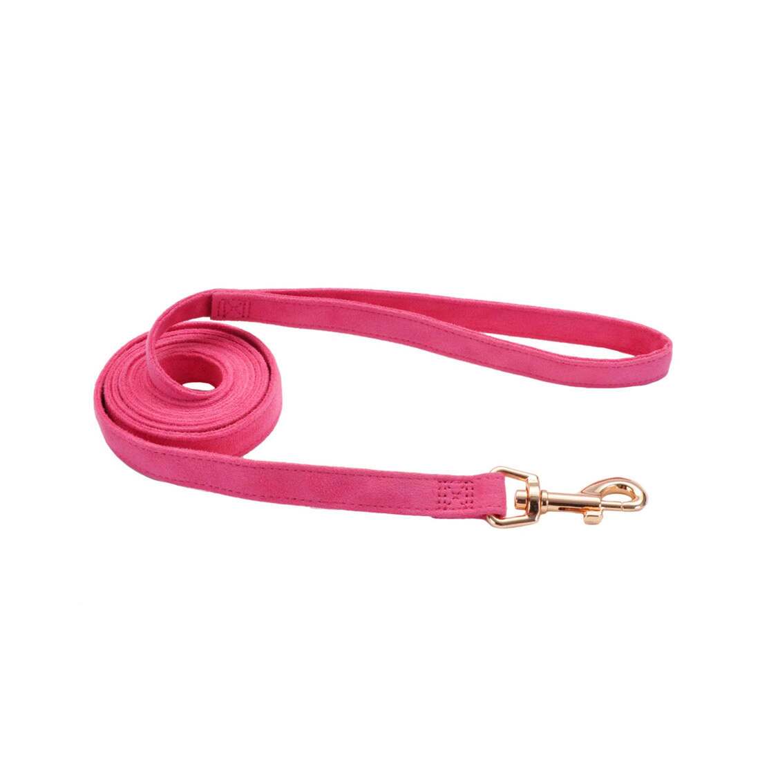 Accent Microfiber Dog Leash, Posh Pink with Flower, 5/8" x 06'
