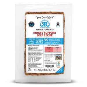 Raised Right Kidney Support Frozen Dog Food, Beef, 16 Ounces - Not Available For Delivery
